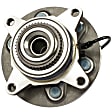 HUB397 Front, Driver or Passenger Side Wheel Hub, 6 Lugs, 4WD