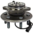 HUB405 Rear, Driver or Passenger Side Wheel Hub, 6 Lugs