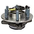 HUB408 Front, Driver or Passenger Side Wheel Hub, 6 Lugs, RWD