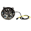HUB409 Front, Driver or Passenger Side Wheel Hub, 6 Lugs,, 4WD