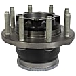 HUB427 Rear, Driver or Passenger Side Wheel Hub, 6 Lugs