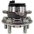 HUB433 Rear, Driver or Passenger Side Wheel Hub, 5 Lugs, FWD