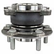 HUB-464 Rear, Driver or Passenger Side Wheel Hub, 5 Lugs, AWD