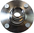 HUB75 Front, Driver or Passenger Side Wheel Hub, 1.6L, 4Cyl
