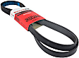 JK6834AA Motorcraft OE Replacement Serpentine Belt - Accessory drive belt, Direct Fit, Sold individually