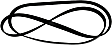 JK6844C Motorcraft OE Replacement Serpentine Belt - V-belt, Direct Fit, Sold individually