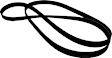 JK6858A Motorcraft OE Replacement Serpentine Belt - V-belt, Direct Fit, Sold individually