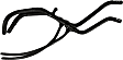 KH181 Motorcraft OE Replacement Heater Hose - EPDM Rubber, Direct Fit, Sold individually