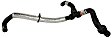KH799 Motorcraft OE Replacement Heater Hose - Black, EPDM Rubber, Direct Fit, Sold individually