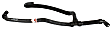 KH814 Motorcraft OE Replacement Heater Hose - EPDM Rubber, Direct Fit, Sold individually