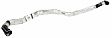 KH886 Motorcraft Heater Hose Heater Hose - EPDM Rubber, Direct Fit, Sold individually