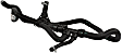 KM5450 Motorcraft OE Replacement Coolant Reservoir Hose - Direct Fit, Sold Individually