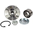 NHUB58 Front, Driver or Passenger Side Wheel Hub, 4 Lugs