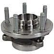 NHUB62 Front, Driver or Passenger Side Wheel Hub, 5 Lugs