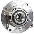 NHUB80 Front, Driver or Passenger Side Wheel Hub, 6 Lugs, 4WD