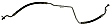 PSH76 Motorcraft OE Replacement Power Steering Pressure Line Hose Assembly