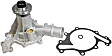 PW512 Water Pump, 4.2L, 6Cyl, Motorcraft OE Replacement