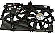 RF295 OE Replacement Radiator Fan, Dual fan
