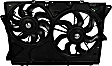 RF344 OE Replacement Radiator Fan, Dual fan