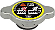 RS345 Motorcraft OE Replacement Radiator Cap - Gray, Steel, Sold Individually