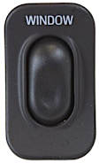 SW7081 Front, Passenger Side Motorcraft OE Replacement Window Switch Black