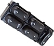 2005 Ford F-450 Super Duty - Front, Driver Side Window Switch, Cab & Chassis - Long Conventional, Black, Motorcraft OE Replacement