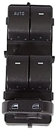 2010 Mercury Milan - Front, Driver Side Window Switch, Double, Low/Mid Version, Black, OE Replacement Series