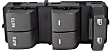 2013 Ford Edge - Front, Driver Side Window Switch, Double, Alloy Metallic, Black, Motorcraft OE Replacement