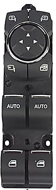 SW7284 Front, Driver Side Motorcraft OE Replacement Window Switch Black