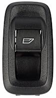 2016 Ford Fiesta - Front, Passenger Side Window Switch, Single, One Touch Up/Down, Black