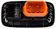 2016 Ford Fiesta - Front, Passenger Side Window Switch, Single, One Touch Up/Down, Black