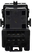 SW-8446 Front, Driver or Passenger Side Window Switch, Black