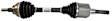 TX-612 Front, Driver Side Motorcraft OE Replacement Axle Assembly - New Sold Individually, 2.0L, 4Cyl