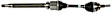 2014 Ford Focus - Front, Passenger Side Axle Assembly, 6-Speed, Standard Transaxle, 2.0L 4Cyl Standard, Transaxle