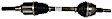 TX-653 Front, Driver Side Motorcraft OE Replacement Axle Assembly - New Sold Individually