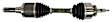 2015 Ford F-150 - Front, Driver Side Axle Assembly, 4WD, 5.0L 8Cyl