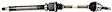 TX721 Front, Passenger Side Axle Assembly - New Sold Individually, 1.6L, 4Cyl