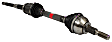 2013 Lincoln MKZ - Front, Passenger Side Axle Assembly, With EcoBoost Engine, AWD, 2.0L 4Cyl