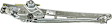 WLR126 Rear, Driver Side Power Window Regulator, Without Motor