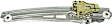 WLR126 Rear, Driver Side Power Window Regulator, Without Motor