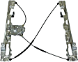 WLR134 Front, Driver Side Manual Window Regulator, Without Motor