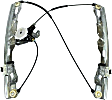 WLR134 Front, Driver Side Manual Window Regulator, Without Motor