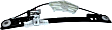 WLR151 Rear, Driver Side Power Window Regulator, Without Motor