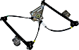 WLR173 Front, Driver Side Power Window Regulator, Without Motor
