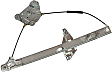 WLR178 Front, Driver Side Manual Window Regulator, Without Motor