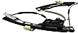 WLR312 Front, Driver Side OE Replacement Series Window Regulator, Without Motor