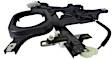 WLR72 Rear, Passenger Side Power Window Regulator, Without Motor