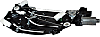 WLRA112 Convertible Rear, Driver Side Power Window Regulator, Without Motor