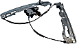 WLRA151 Front, Passenger Side Power Window Regulator, With Motor