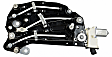 WLRA188 Rear, Passenger Side Power Window Regulator, With Motor